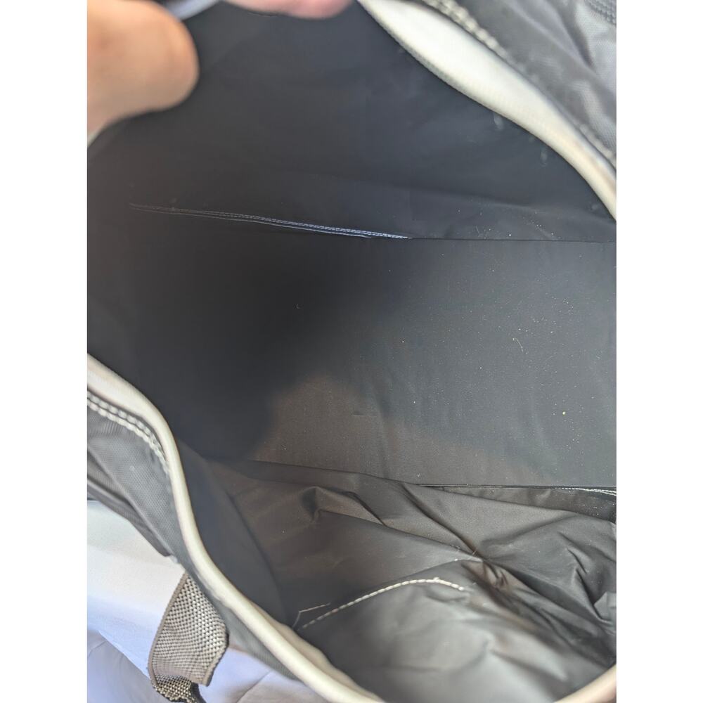 Adidas Duffle Bag Medium Black White Classic Trefoil Gym Workout Sports Strap - Picture 7 of 9